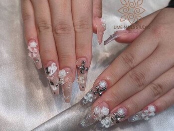 ウメネイルスタジオ(UME NAIL STUDIO)/長さだしやり放題×つけ放題