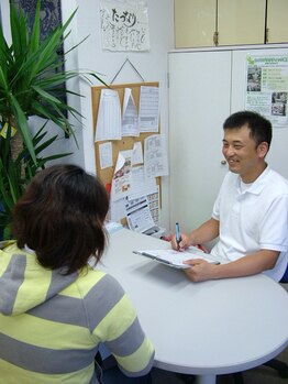 クリニカルカイロプラクティック 駅南/【施術の流れ１】カウンセリング