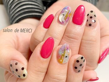 サロン ド メルシー(Salon de MERCI)/カラフルnail☆