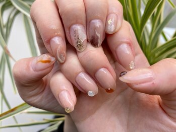 グランデ オオス(GRANDE OSU)/おしゃれニュアンスネイル