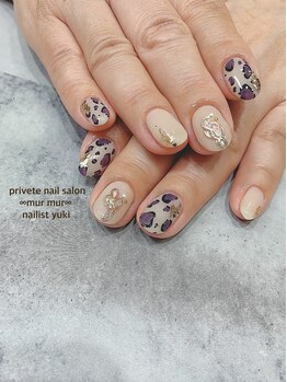 プライベート ネイルサロン マーマ(murmur)/レオパードネイル