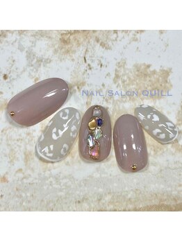 ネイルサロン クイル(QUILL)/１０月ANIMAL（３）