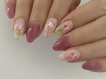 ジュン(June)の雰囲気（手書きのお花アートも得意ですのでぜひお任せください♪）