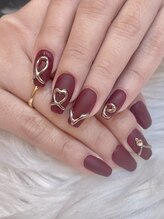 キレイエ ネイルズ(KIREIE NAILS)/ボルドーネイル