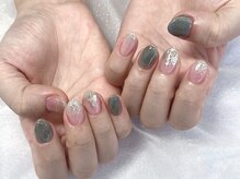 ひまりネイル(ひまりnail)/ミラーニュアンス