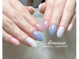 紫陽花ネイル
