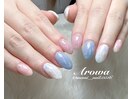 紫陽花ネイル