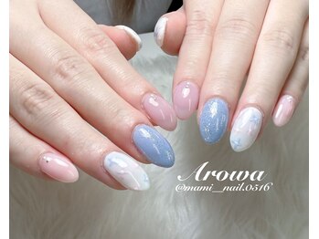 アロワ(Arowa)/紫陽花ネイル