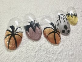 ハロウィンネイル