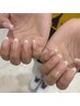 【NAIL】★HAND★クリアベースフレンチネイル　¥5900