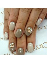 クリスタルネイル ボンベルタ橘店(CRYSTAL NAIL)/ワンカラネイル