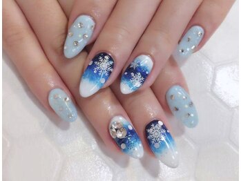 ビービーネイル(BB)/雪の結晶ネイル☆