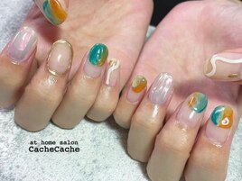 ニュアンスパールネイル