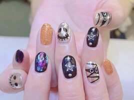 ハロウィンネイル