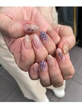 白べぇーっ 本店 湊町店/☆ぶどうネイル☆