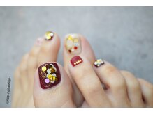 ウリコ ネイルアトリエ(urico nail atelier)/お正月フットネイル