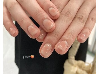 ルアナネイルナゴヤ(LUANA nail nagoya)/桃チーク