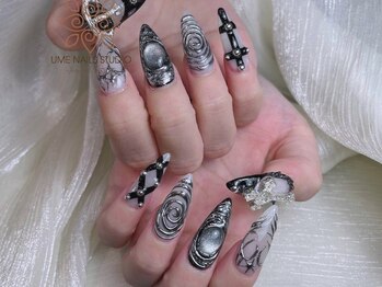 ウメネイルスタジオ(UME NAIL STUDIO)/長さだしやり放題×つけ放題