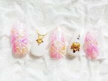 ネイリシャス(NAILICIOUS)/パステルエスニックネイル