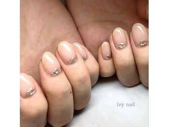 アイビーネイル(ivy-nail)/ヌードなニュアンスネイル♪