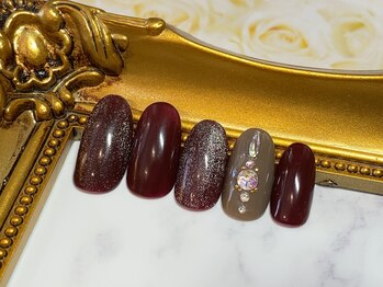 グリッター(GLITTER)/大人ボルドー