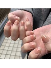 Mネイルアンドカフェ シェレステ/チークネイル！