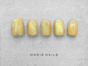 マリーネイルズ 近鉄あべのハルカス店(MARIE NAILS)/新規様8000円 キラキラ 0317a