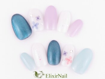 エリクサーネイル 渋谷(Elixir Nail)/定額aシンプル/クーポン使用