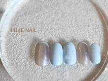 ルークネイル 恵比寿店(LUKE NAIL)/ぷっくりしずくフレンチネイル