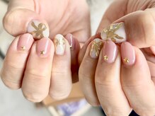 マニネイルケア なんば店(maninail CARE)/リボンネイル