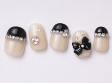 アイ ネイルズ 天神店(I nails)/ブラックガーリー　￥8300