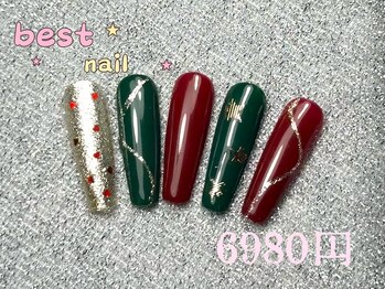 ベストネイル 池袋東口店(Best Nail)/クリスマスデザイン