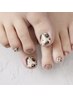【オフ込み】Foot◆アートネイル(4本アート)¥7700