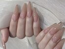 SNS人気 細ラインフレンチネイル