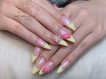 ウメネイルスタジオ(UME NAIL STUDIO)/長さだしやり放題×つけ放題