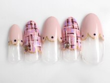 ネイリス(NAILISS)/ツイード/レース/ピンク/ホロ