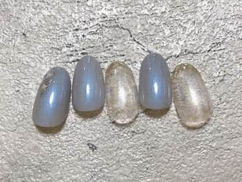 キキネイル 二子玉川(kikinail)/6月定額B 偏光パールネイル