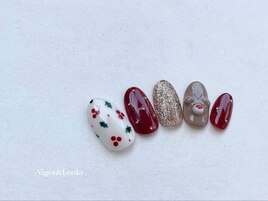クリスマス　ボルドー　冬