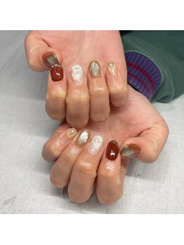 ミントリーフ バイ リート(Mint leaf by Reat)/ブラウンニュアンス