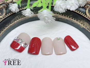 ネイルサロン トゥリー(TREE)/フット親指アートコース¥7800