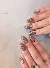 ネイル ドゥ 岡山駅前店(Nail Doux)/ツイードネイル