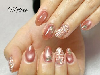 エムフローレ(M flore)の写真/特別な日のためのこだわりネイル...☆最旬アートで思わず自慢したくなるカワイイ指先に♪