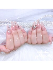 シンプルワンホンネイル♪