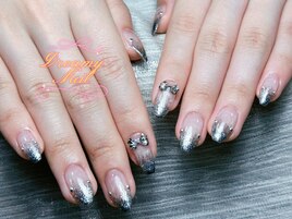 ラメグラ×ストーン