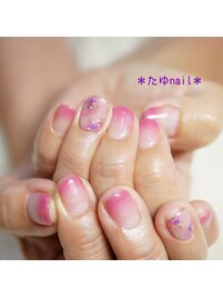 ドライフラワーネイル