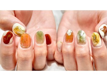 ネイル シスター(nail sister)/カラフルニュアンスネイル