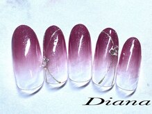 ディアナ ひたちなか高場店(DIANA)/定額ネイル　6600円　B‐037