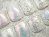 Foot Aurora nail(オーロラネイル)　¥6980(オフ込み)