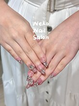 ネコ(Neko)/キラキラ　パーツ盛り　ラメグラ