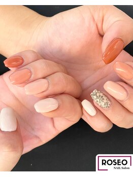 ネイルサロン ロゼオ(Nail salon Roseo)/定額Nail ¥6990~/長さ出し+¥3300